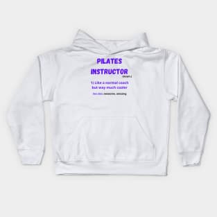 Pilates instructor Kids Hoodie